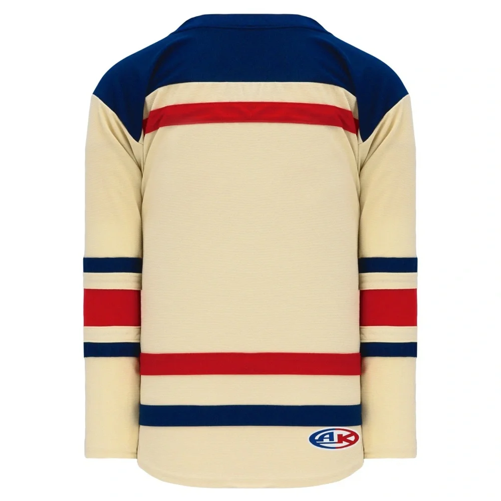 New Athletic Knit Hockey Jersey, New Yorker Rangers Winter Classic Pattern - Picture 2 of 3